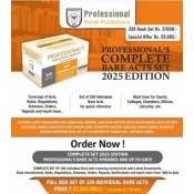 Professional’s Complete Bare Acts (Set Of 339 Bare Acts) 2025 Edition [Free Delivery]